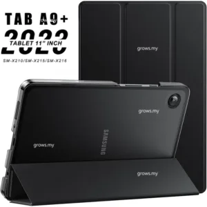 For Samsung Galaxy Tab A9 8.7-Inch 2023 A9+ SM-X210 5G A9 Plus 11"Slim Translucent Back Tri-Fold Folio Stand Protective Cover
